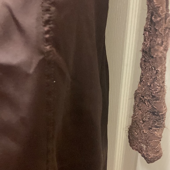 what ; brown ( on the top ) see thru design with flowers with zipper. its cute💫 - Picture 8 of 15